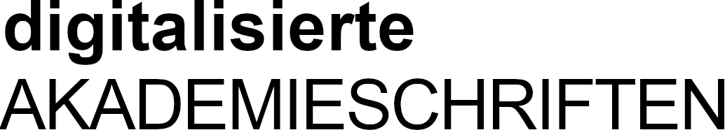 Logo der Digitalisierten Akademieschriften